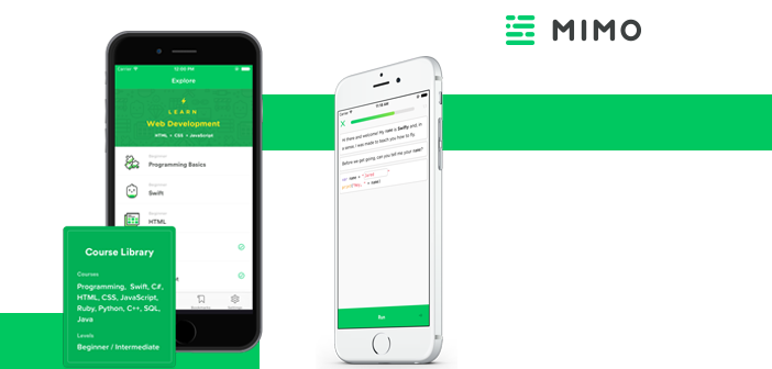 Mimo teaches Coding at the touch of your iPhone