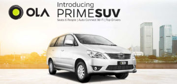 Ride in style with Ola’s recent launch of Prime SUVs