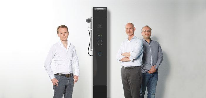 Hamwells’ e-Shower: World’s First Water Recycling Shower