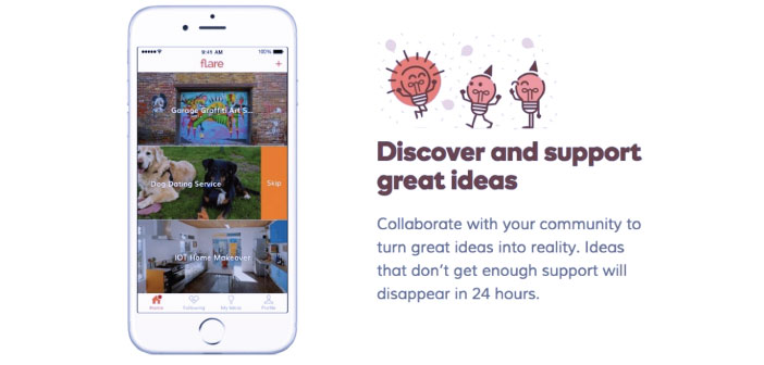 GoDaddy Launches Flare, the Tinder of Startup Community