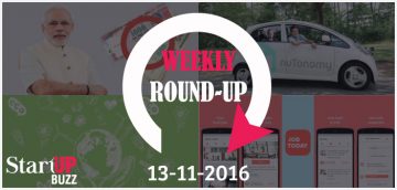 Startup-Buzz Weekly Round-Up