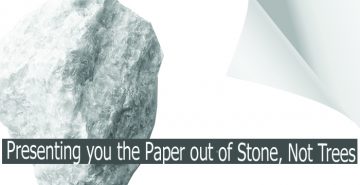 Japanese Startup; TBM Makes Paper Out Of Stone