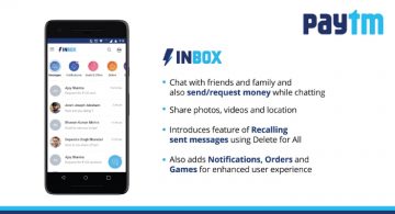 Paytm Will Now Have Inbox Payment Features Via Chat