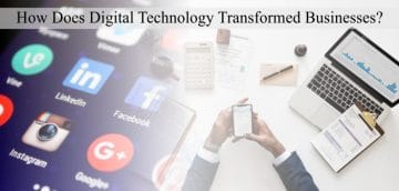 Digital Technology Transformation Business