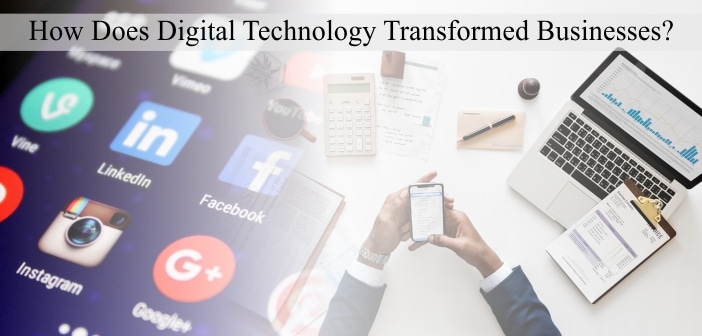 Digital Technology Transformation Business